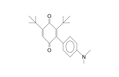 2,6-DI-tert-BUTYL-3-[p-(DIMETHYLAMINO)PHENYL-p-BENZOQUINONE