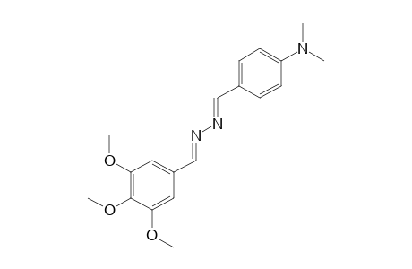 p-(dimethylamino)benzaldehyde, azine with 3,4,5-trimethoxybenzaldehyde