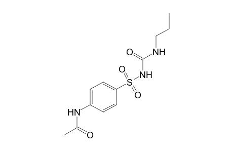 1-[(p-acetamidophenyl)sulfonyl]-3-propylurea