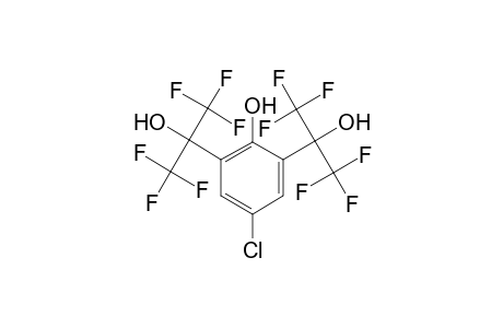 4-Chloro-2,6-bis-(2,2,2-trifluoro-1-hydroxy-1-trifluoromethyl-ethyl)-phenol