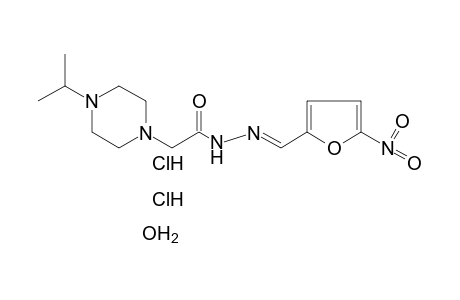 4-isopropyl-1-piperazineacetic acid, (5-nitrofurfurylidene)hydrazide, dihydrochloride, monohydrate