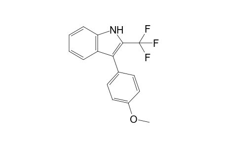 2-(TRIFLUOROMETHYL)-3-(4-METHOXYPHENYL)-INDOLE