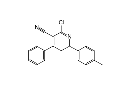 2-chloro-5,6-dihydro-4-phenyl-6-p-tolylnicotinonitrile