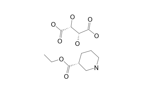 Ethyl (R)-nipecotate L-tartrate