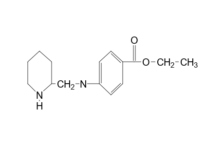 p-{[(2-piperidyl)methyl]amino}benzoic acid, ethyl ester