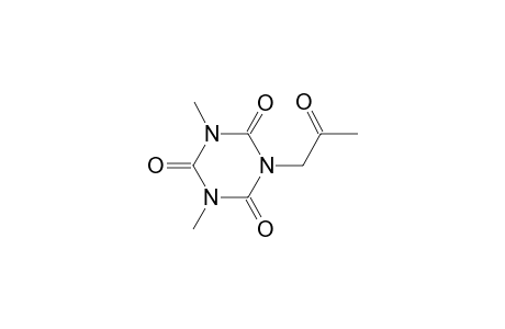 1,3,5-Triazine-2,4,6(1H,3H,5H)-trione, 1,3-dimethyl-5-(2-oxopropyl)-
