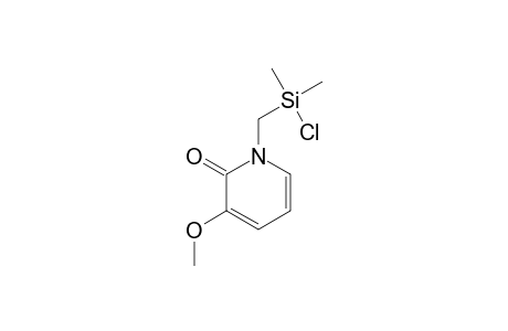 1-(CHLORODIMETHYLSILYLMETHYL)-3-METHOXY-2-PYRIDONE