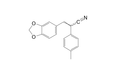 3-[3,4-(methylenedioxy)phenyl]-2-p-tolylacrylonitrile