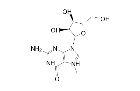 7-METHYLGUANOSINE PROTONATED