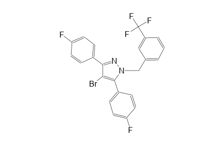 4-bromo-3,5-bis(4-fluorophenyl)-1-[3-(trifluoromethyl)benzyl]-1H-pyrazole