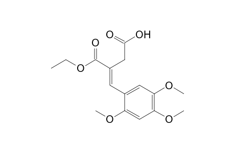 (E)-3-ethoxycarbonyl-4-(2,4,5-trimethoxyphenyl)-3-butenoic acid