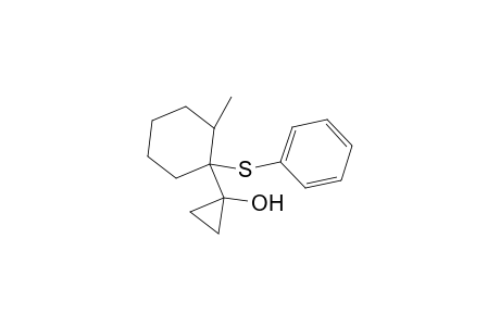 Cyclopropanol, 1-[2-methyl-1-(phenylthio)cyclohexyl]-