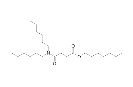 Succinic acid, monoamide, N,N-dihexyl-, heptyl ester