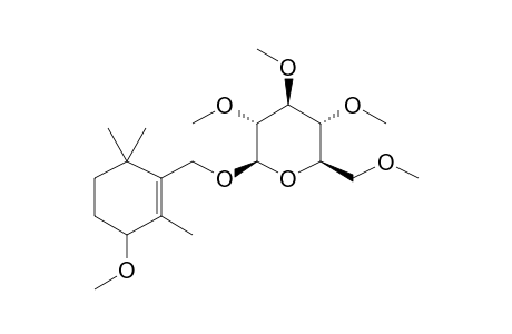 3-((.beta.-D-glucopyranosyloxy)methyl)-2,4,4-trimethylcyclohex-2-en-1-ol, 5me derivative