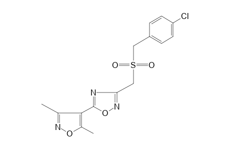 3-{[(p-chlorobenzyl)sulfonyl]methyl}-5-(3,5-dimethyl-4-isoxazolyl)-1,2,4-oxadiazole