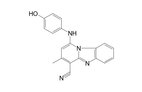 1-(4-Hydroxyanilino)-3-methylpyrido[1,2-a]benzimidazole-4-carbonitrile