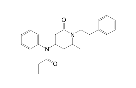 N-(2-keto-6-methyl-1-phenethyl-4-piperidyl)-N-phenyl-propionamide