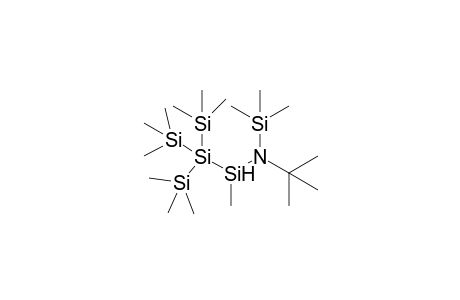 (Tert-butyl)(trimethylsilyl){[tris(trimethylsilyl)silyl]methylsilyl}amine