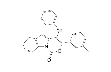 4-(Phenylselanyl)-3-(m-tolyl)-1H-[1,3]oxazino[3,4-a]indol-1-one