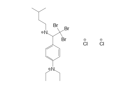 N^4,N^4-diethyl-N^alpha-isopentyl-alpha-(tribromomethyl)toluene-alpha,4-diamine, dihydrochloride