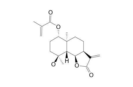 1.alpha.-(Methacryloyloxy)-4.beta.-hydroxy-10-epi-eudesman-6.beta.,12-olide