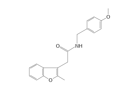 N-(p-methoxybenzyl)-2-methyl-3-benzofuranacetamide