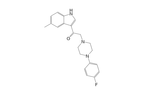 2-[4-(4-fluorophenyl)-1-piperazinyl]-1-(5-methyl-1H-indol-3-yl)ethanone