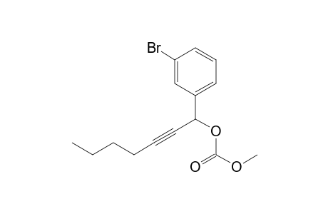 1-(3-bromophenyl)hept-2-ynyl methyl carbonate