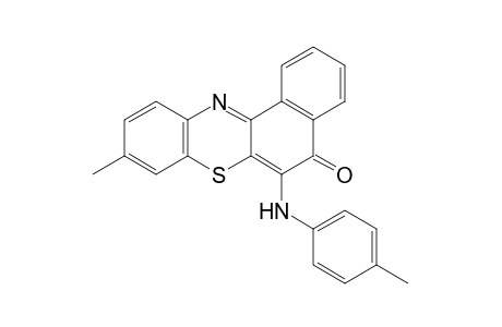 9-methyl-6-(p-toluidino)-5H-benzo[a]phenothiazin-5-one