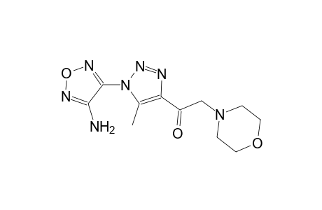 Ethanone, 1-[1-(4-amino-1,2,5-oxadiazol-3-yl)-5-methyl-1H-1,2,3-triazol-4-yl]-2-morpholino-