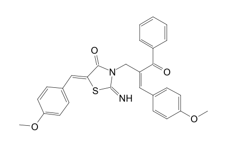 (Z)-3-((Z)-2-Benzoyl-3-(4-methoxyphenyl)allyl)-2-imino-5-(4-methoxybenzylidene)thia-zolidin-4-one