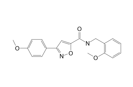 5-isoxazolecarboxamide, 3-(4-methoxyphenyl)-N-[(2-methoxyphenyl)methyl]-