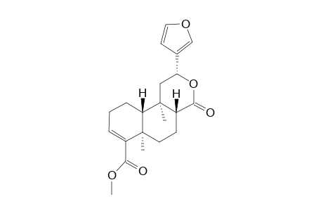 Methyl (7S,10R,13R)-13-(3-Furyl)-1,7-dimethyl-12-oxa-11-oxotricyclo[8.4.0.0(2,7)]tetradec-5-ene-6-carboxylate (Methyl Barbascoate)