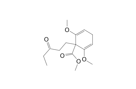 1-(3-ketopentyl)-2,6-dimethoxy-cyclohexa-2,5-diene-1-carboxylic acid methyl ester