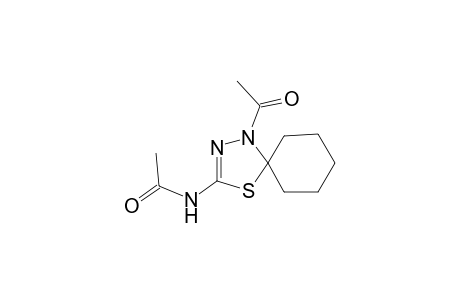 N-(1-acetyl-4-thia-1,2-diazaspiro[4.5]dec-2-en-3-yl)acetamide