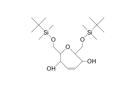 2,7-Bis(T-butyl-dimethyl-silyloxymethyl)-3,6-dihydroxy-2,3,6,7-tetrahydro-oxepin