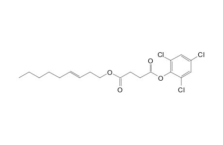 Succinic acid, 2,4,6-trichlorophenyl non-3-en-1-yl ester