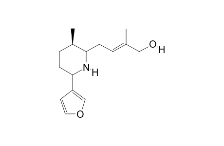 (E)-4-[(3R)-6-furan-3-yl-3-methylpiperidin-2-yl]-2-methylbut-2-en-1-ol