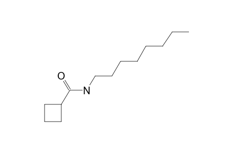 Cyclobutanecarboxamide, N-octyl-