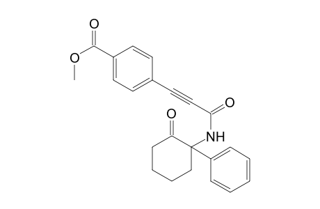 Methyl 4-(3-Oxo-3-((2-oxo-1-phenylcyclohexyl)amino)prop-1-yn-1-yl)benzoate