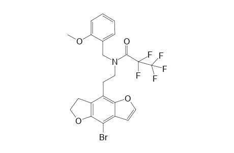 2C-B-FLY-NBOMe artifact (-2H) PFP