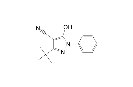 4-Cyano-5-hydroxy-3-tert-butyl-1-phenylpyrazole