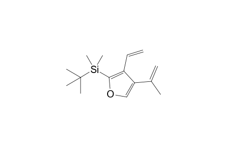 2-[(1',1'-Dimethylethyl)dimethylsilyl]-4-(propen-2"-yl)-3-ethenylfuran