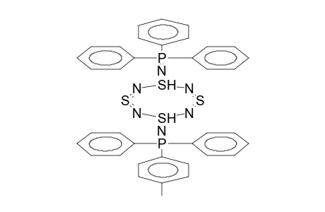 1,5-[(para-Tolyl)diphenylphosphinimino](triphenylphosphinimino)tetrasulphurtetranitride