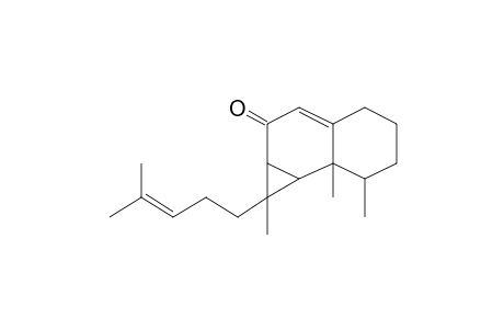 1,7,7A-Trimethyl-1-(4-methylpent-3-en-1-yl)-1,1A,4,5,6,7,7A,7B-octahydro-2H-cyclopropa[A]naphthalen-2-one