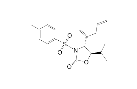 trans-N-p-Toluenesulfonyl-5-isopropyl-4-(1-allylvinyl)-2-oxazolidinone