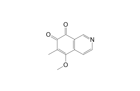 5-Methoxy-6-methyl-isoquinoline-7,8-dione