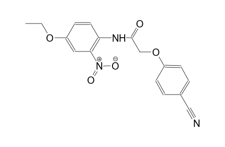 2-(4-cyanophenoxy)-N-(4-ethoxy-2-nitrophenyl)acetamide