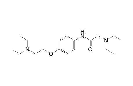 beta,2-bis(diethylamino)-p-acetophenetidide