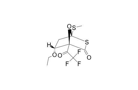 ENDO-5-ETHOXY-1-(METHYLTHIO)-4-(TRIFLUOROACETYL)-7-OXA-2-THIABICYCLO-[2.2.1]-HEPTANE-3-ONE